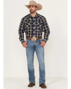 Wrangler Retro Men's Surf Light Acid Wash Stretch Slim Bootcut Jeans -Western Cowboy Equipment Store 2000359719 412 P1