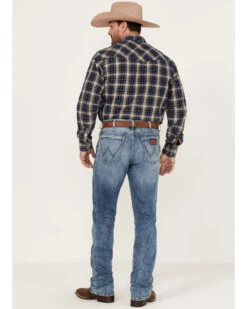 Wrangler Retro Men's Surf Light Acid Wash Stretch Slim Bootcut Jeans -Western Cowboy Equipment Store 2000359719 412 P3