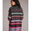 Stetson Women's Striped Oversized Knit Open-Front Cardigan -Western Cowboy Equipment Store 2000360060 900 P2
