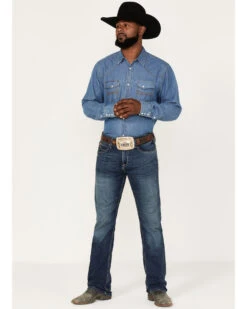 Ariat Men's M7 Marcello Dark Wash TekStretch Slim Straight Jeans -Western Cowboy Equipment Store 2000360955 400 P1