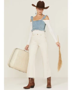 Rolla's Women's Eastcoast Crop Salt Flare Jeans -Western Cowboy Equipment Store 2000362515 100 P1