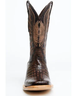 Tanner Mark Men's Shawnee Exotic Caiman Belly Western Boots - Broad Square Toe -Western Cowboy Equipment Store 2000363915 201 P4