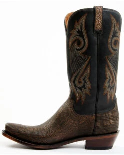 Lucchese Men's Mingus Exotic Shark Western Boots - Square Toe -Western Cowboy Equipment Store 2000364796 001 P3