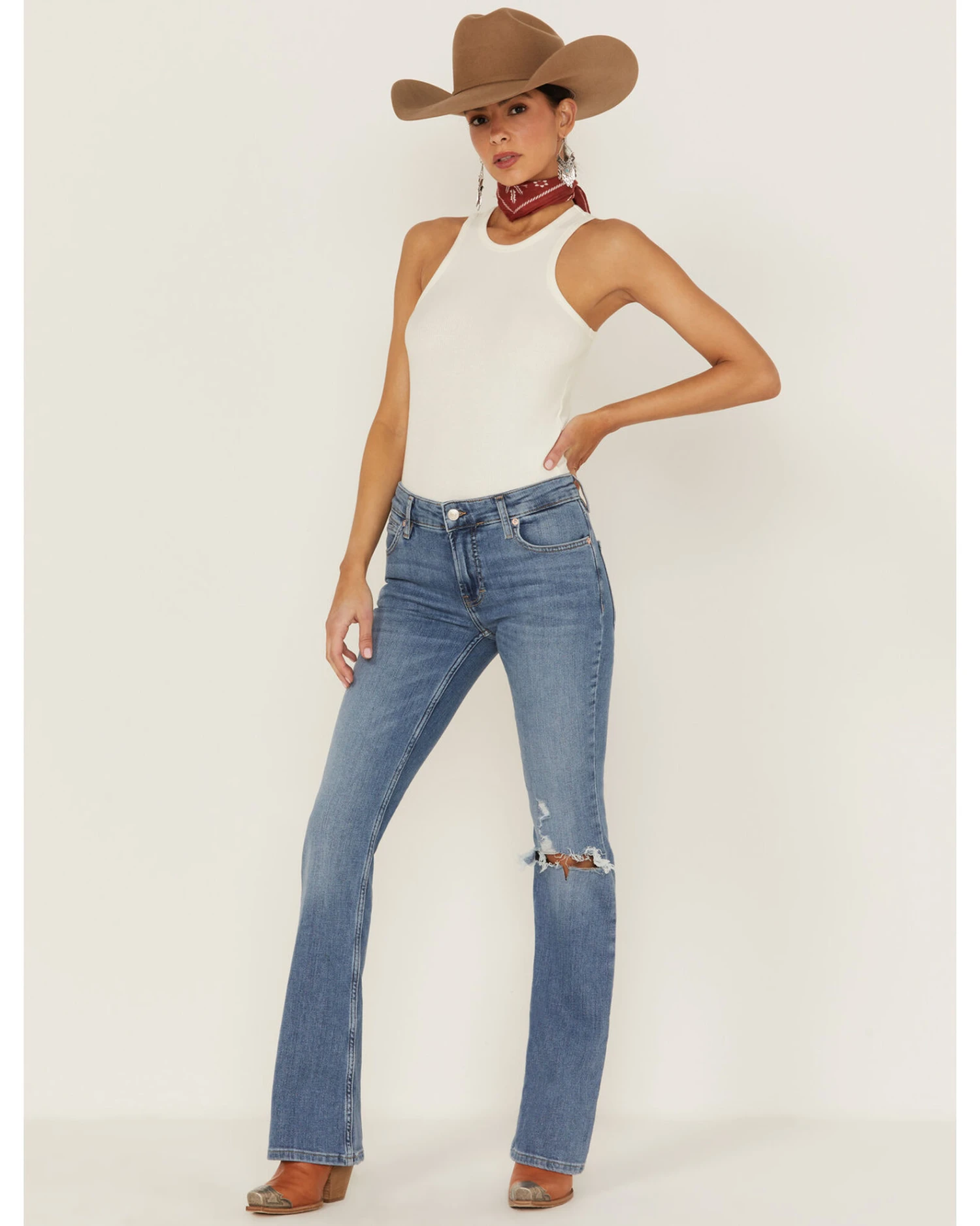 Free People Women's Carmen Vintage Flare Jeans 4 Free People Women's Carmen Vintage Flare Jeans - Image 2
