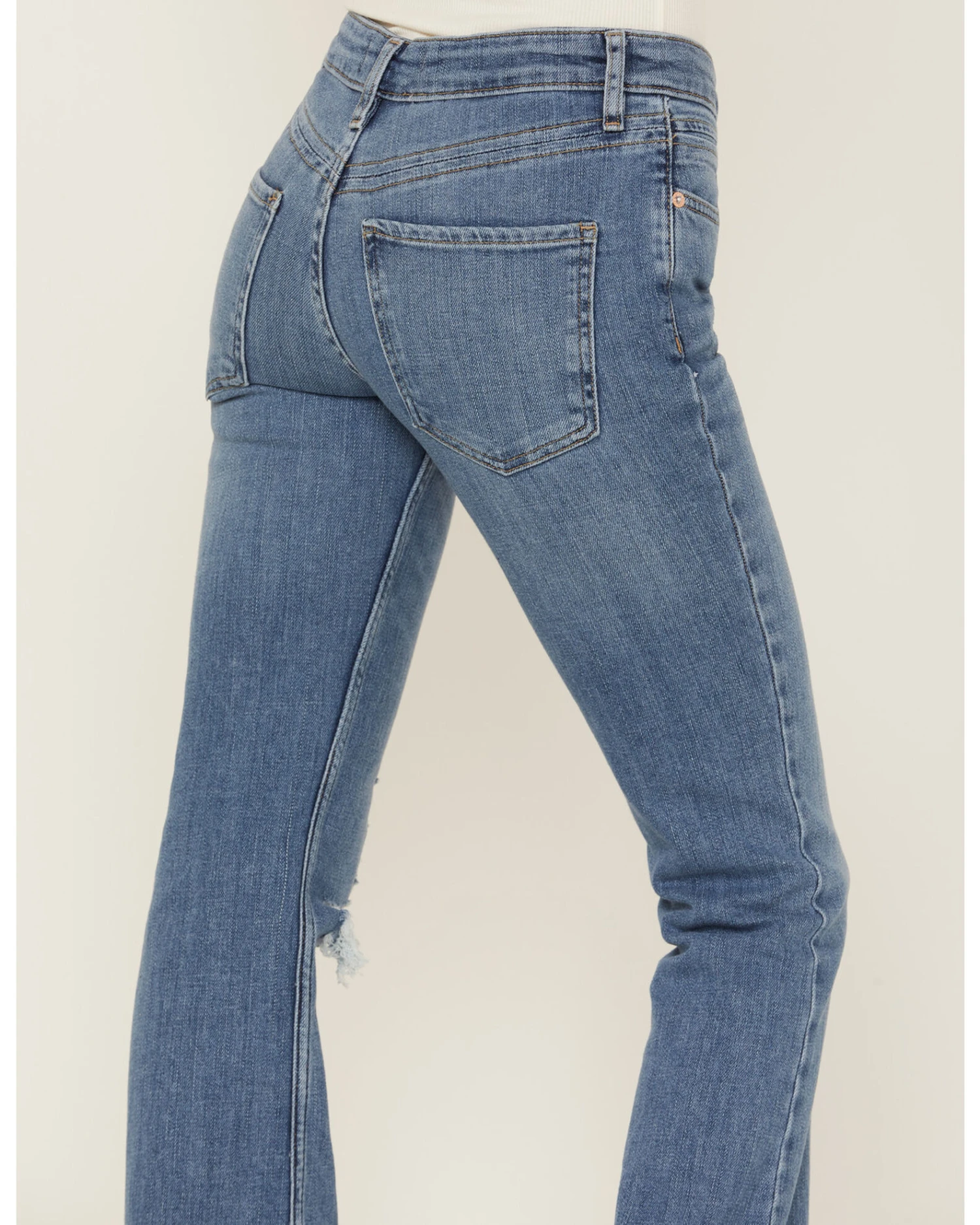 Free People Women's Carmen Vintage Flare Jeans 6 Free People Women's Carmen Vintage Flare Jeans - Image 4