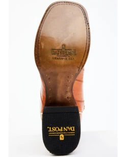 Dan Post Men's Camel Eel Exotic Western Boots - Broad Square Toe