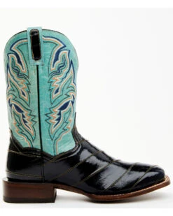 Dan Post Men's Eel Exotic Western Boots - Broad Square Toe