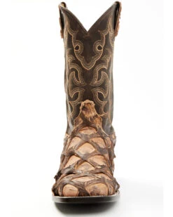 Cody James Men's Exotic Pirarucu Western Boots - Broad Square Toe -Western Cowboy Equipment Store 2000371838 240 P4