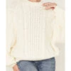 Wrangler Women's Relaxed Cable Knit Sweater -Western Cowboy Equipment Store 2000372606 110 P3