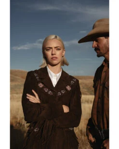 Idyllwind Women's Batavia Embroidered Fringe Suede Coat -Western Cowboy Equipment Store 2000373394 201 P1