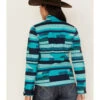RANK 45 Women's Abstract Striped Softshell Jacket 2 RANK 45 Women's Abstract Striped Softshell Jacket -Western Cowboy Equipment Store 2000373426 440 P4