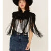 Any Old Iron Women's Beaded Fringe Shrug Cardigan 2 Any Old Iron Women's Beaded Fringe Shrug Cardigan -Western Cowboy Equipment Store 2000374263 001 P2