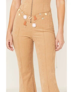 Understated Leather Women's Lucky Charm Chain Belt