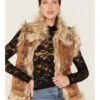 Tasha Polizzi Women's Chateau Faux Fur Vest 1 Tasha Polizzi Women's Chateau Faux Fur Vest -Western Cowboy Equipment Store 2000375490 200 P1
