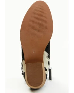 Shyanne Women's Bess Cow Print Western Booties - Round Toe -Western Cowboy Equipment Store 2000375515 001 P7