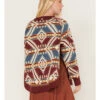 Cotton & Rye Women's Southwestern Knit Concho Tassel Sweater -Western Cowboy Equipment Store 2000378257 600 P4