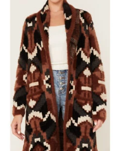 Shyanne Women's Southwestern Eyelash Knit Duster -Western Cowboy Equipment Store 2000380635 200 P3