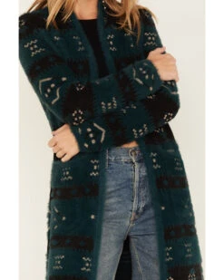 Shyanne Women's Southwestern Eyelash Knit Cardigan -Western Cowboy Equipment Store 2000380658 443 P3