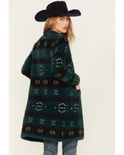 Shyanne Women's Southwestern Eyelash Knit Cardigan -Western Cowboy Equipment Store 2000380658 443 P4