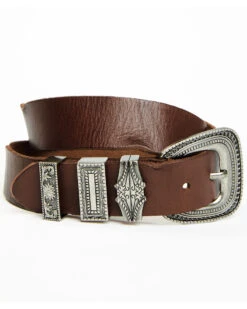 Western Cowboy Equipment Store 17 Shyanne Women's Triple Keeper Leather Belt
