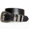 Shyanne Women's Black Triple Keeper Leather Belt 1 Shyanne Women's Black Triple Keeper Leather Belt -Western Cowboy Equipment Store 2000381443 001 P1