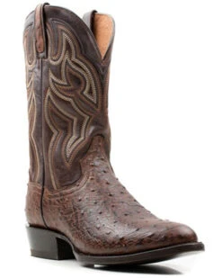 Dan Post Men's 12" Hand Quill French Exotic Western Boots - Medium Toe -Western Cowboy Equipment Store 2000381738 220 P1