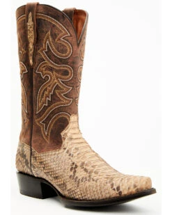 Dan Post Men's Exotic Python Western Boots - Snip Toe -Western Cowboy Equipment Store 2000382249 101 P1