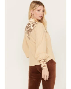 Shyanne Women's Long Sleeve Embroidered Western Snap Shirt -Western Cowboy Equipment Store 2000382862 251 P4