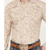 Stetson Men's Paisley Print Long Sleeve Button Down Western Shirt