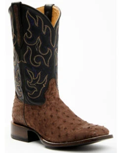 Cody James Men's Exotic Full Quill Ostrich Western Boots - Broad Square Toe -Western Cowboy Equipment Store 2000386778 200 P1