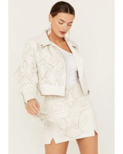 Wonderwest Women's Soutache Moto Jacket 9 Wonderwest Women's Soutache Moto Jacket -Western Cowboy Equipment Store 2000389180 100 P1