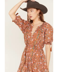Cleobella Women's Floral Mahani Kaftan Dress -Western Cowboy Equipment Store 2000389548 200 P2
