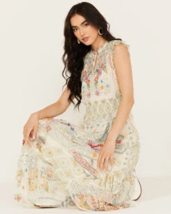 Johnny Was Women's Merida Sleeveless Mesh Midi Dress 7 Johnny Was Women's Merida Sleeveless Mesh Midi Dress -Western Cowboy Equipment Store 2000393532 103 P1