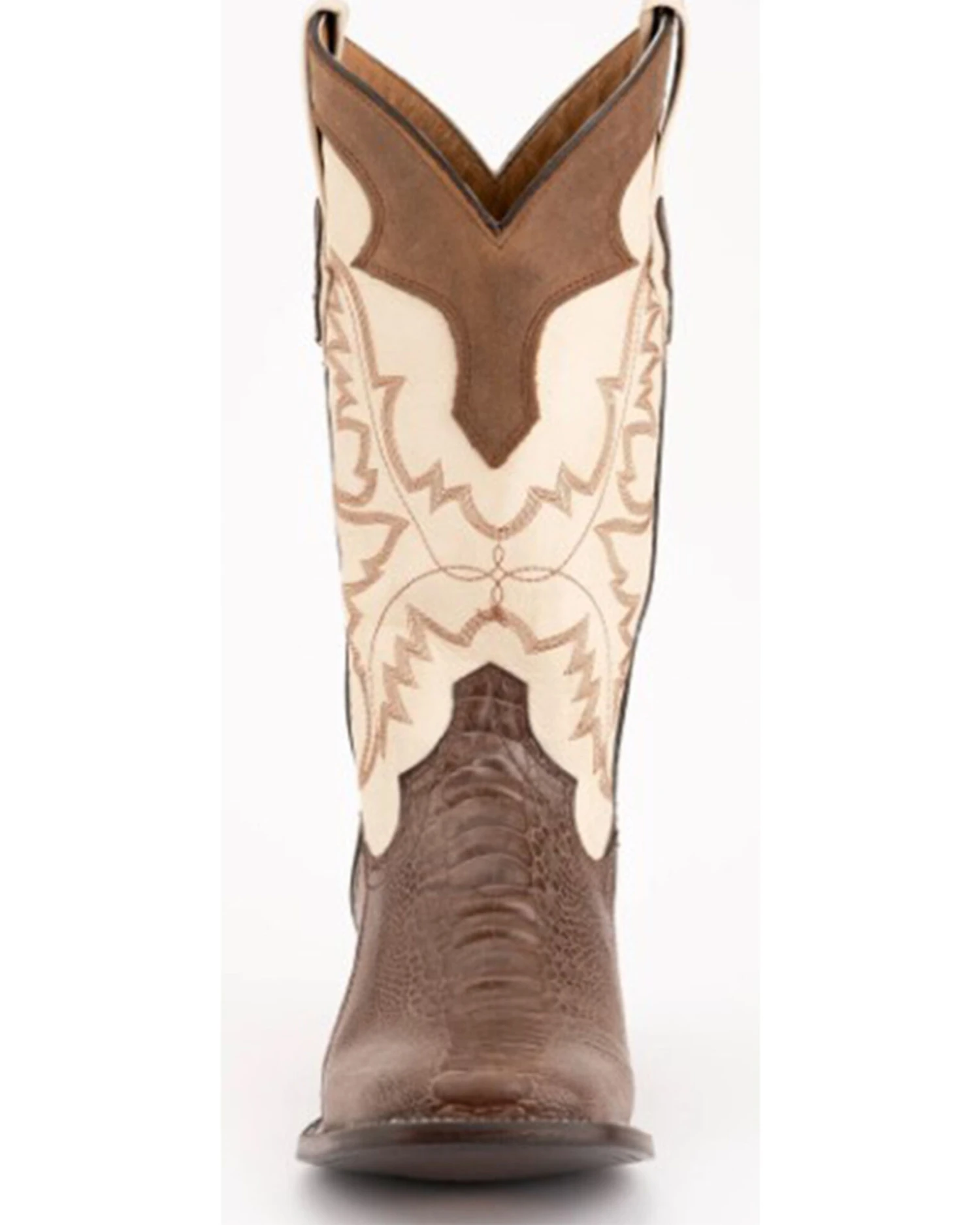 Ferrini Men's Nash Exotic Ostrich Leg Western Boots - Square Toe