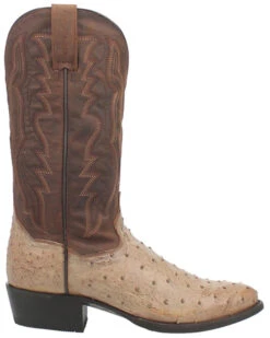 Dan Post Men's Pershing Full Quill Ostrich Western Boots - Medium Toe 10 Dan Post Men's Pershing Full Quill Ostrich Western Boots - Medium Toe -Western Cowboy Equipment Store 2000395860 295 P2